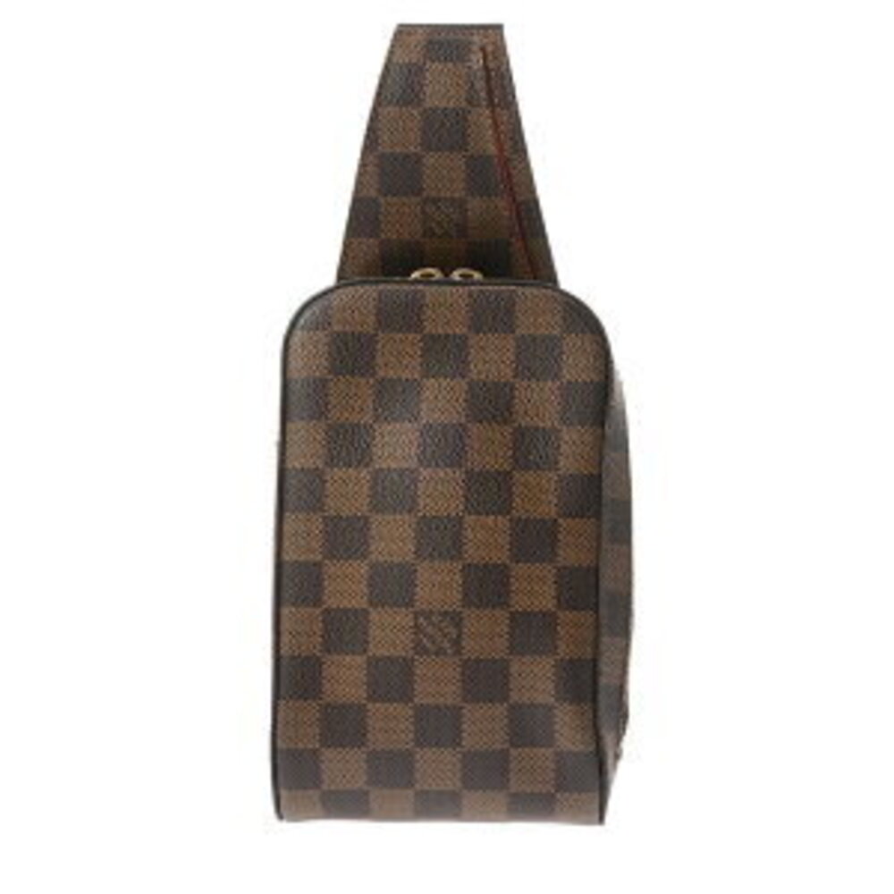 Louis Vuitton Damier Geronimos Brown Canvas Body Bum Crossbody Belt Bag